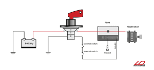 LDperformance PDM Battery cut off switch mechanical isolator
